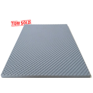 PP HARDSCHUIM PLAAT ANTI-SLIP GRIJS