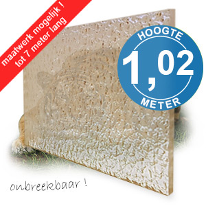 TIJGERGLAS / LEXAN STRUCTUUR 102,2cm