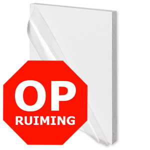 OPRUIMING PVC PLAAT HARDSCHUIM WIT PRINTKWALITEIT