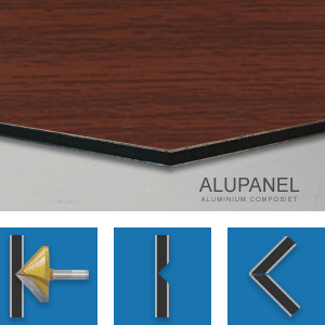 ALUPANEL HOUT ROODBRUIN