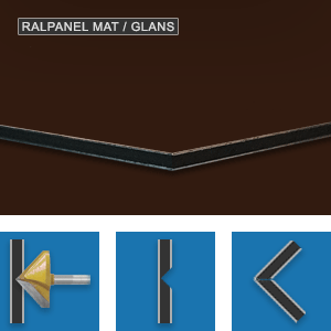 RALPANEL 8015 KASTANJEBRUIN 1* MAT 1* GLANS