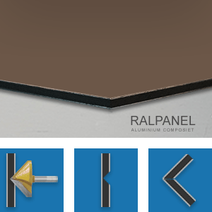 RALPANEL 8025 BLEEKBRUIN 1* MAT
