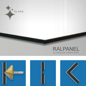 RALPANEL 9003 SIGNAALWIT 1* GLANS