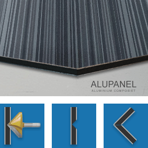 ALUPANEL SOFT TOUCH IJSGRIJS GESTREEPT 1* MAT