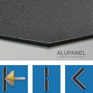ALUPANEL SOFT TOUCH 7024 GRAFIETGRIJS 1* MAT