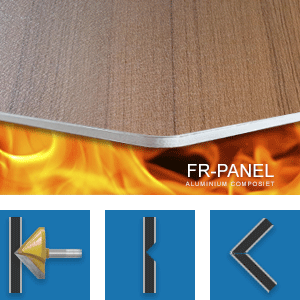 FR PANEL – TEAK + WRINKLE COATING