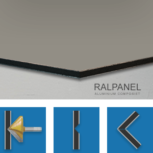 RALPANEL 7030 STEENGRIJS 1* MAT