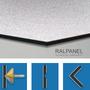 RALPANEL 9006 BLANK ALUMINIUM 1* MAT METALLIC
