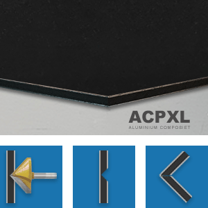 ACPXL – ZWART – RAL 9005 ULTRAMAT – POEDERCOAT EFFECT